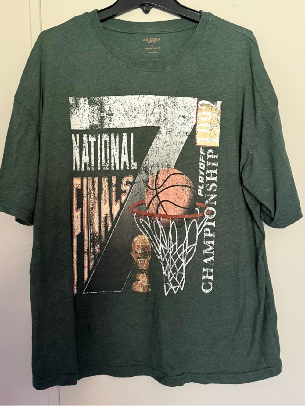 Arizona Jean Company Green Basketball Graphic Tee